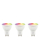 Inteligentne oświetlenie DELTACO SMART H LED lamp 3pack GU10 WiFI 2.4GHz 5W 470lm Dim